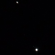 <font class="tempImageTitleThumbText">Jupiter - Saturn Conjunction</font><br>Mark McCloskey<br>Dec 20 3:47am<br>Bloomfield, NY, north of the Br