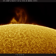 <font class="tempImageTitleThumbText">Major Prominence Today!</font><br>Martin Wise<br>Oct 1 1:05am<br>Trenton, Florida, USA