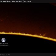 <font class="tempImageTitleThumbText">Large Prominence With Earth Scale!</font><br>Martin Wise<br>May 1 4:51pm<br>Trenton, Florida, USA