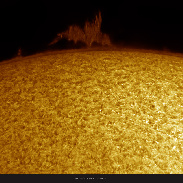 <font class="tempImageTitleThumbText">Huge Solar Prominence</font><br>Martin Wise<br>Sep 19 7:57pm<br>Trenton, Florida, USA