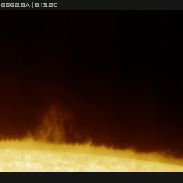 <font class="tempImageTitleThumbText">High Res Limb Spicules & Prom With Earth </font><br>Martin Wise<br>Aug 14 12:32am<br>Trenton, Florida, USA