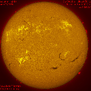 <font class="tempImageTitleThumbText">The Sun In H-alpha And The Moon</font><br>Michael Borman<br>Mar 30 4:46pm<br>Evansville, Indiana, USA
