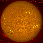 <font class="tempImageTitleThumbText">The Sun In H-alpha With Huge Prominence O</font><br>Michael Borman<br>Dec 9 5:04pm<br>Evansville, Indiana, USA