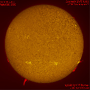 <font class="tempImageTitleThumbText">Towering Prominence On The Sun</font><br>Mike Borman<br>Aug 28 10:35pm<br>Evansville, Indiana, USA