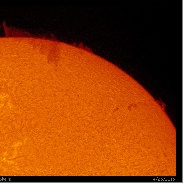<font class="tempImageTitleThumbText">Solar Prominences</font><br>Mike Taormina<br>Apr 26 12:23am<br>Ballston Lake, New York, USA