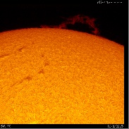 <font class="tempImageTitleThumbText">Giant Solar Prominence!</font><br>Mike Taormina<br>Oct 9 12:40am<br>Malta, New York, USA