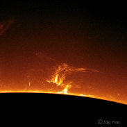 <font class="tempImageTitleThumbText">Huge Prominence On The Sun</font><br>Mike Wenz<br>Aug 29 10:43pm<br>Gilbert, Arizona, USA