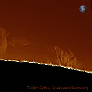 <font class="tempImageTitleThumbText">Solar Prominence</font><br>ofer gabzo<br>Jun 10 1:37pm<br>Givatayim Observatory, Israel