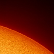 <font class="tempImageTitleThumbText">Sunspots And Prominances</font><br>Paul Stewart<br>Jan 13 5:34am<br>Timaru, New Zealand