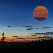 <font class="tempImageTitleThumbText">NLCs And Comet NEOWISE</font><br>Petr Horálek<br>Jul 2 3:55am<br>Proseč u Chrudimi, Czech Repub