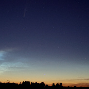 <font class="tempImageTitleThumbText">Comet NEOWISE & NLCs</font><br>Piotr Pupel<br>Jul 19 3:50pm<br>Olsztyn, Poland