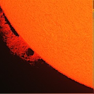 <font class="tempImageTitleThumbText">Enormous Solar Prominence; AR2418; AR2415</font><br>Richard Schmidt<br>Sep 17 10:44pm<br>Burleith Observatory, Washingto