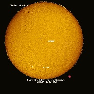 <font class="tempImageTitleThumbText">Sun And Filaments, Active Regions 2598,99</font><br>Rick Cavello<br>Oct 13 1:12am<br>Glen Cove, NY, USA (Sidereus Nu