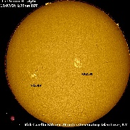 <font class="tempImageTitleThumbText">Sun And Filaments, ActivebRegion 2598,99,</font><br>Rick Cavello<br>Oct 10 4:18am<br>Glen Cove, NY, USA (Sidereus Nu