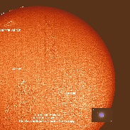 <font class="tempImageTitleThumbText">Sun And Filaments, Active Regions 2598,99</font><br>Rick Cavello<br>Oct 13 1:08am<br>Glen Cove, NY, USA (Sidereus Nu