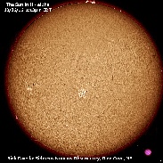 <font class="tempImageTitleThumbText">Sun: Filaments,proms &  Active Regions 25</font><br>Rick Cavello<br>Oct 7 3:55pm<br>Glen Cove, NY, USA (Sidereus Nu