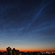 <font class="tempImageTitleThumbText">Noctilucent Clouds</font><br>Rick Emas<br>Jun 28 6:03am<br>Edmonton, Alberta, Canada