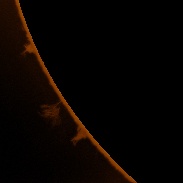 <font class="tempImageTitleThumbText">Nice Prominences</font><br>Rob Bower<br>Sep 7 11:37pm<br>Lake Simcoe  Ontario Canada