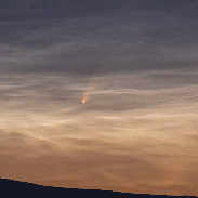 <font class="tempImageTitleThumbText">TImelapse Comet NEOWISE In The NLC Clouds</font><br>Robert Barsa<br>Jul 7 12:22am<br>Lubietova, Slovakia