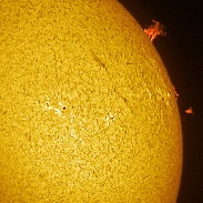 <font class="tempImageTitleThumbText">Western Limb Prominences</font><br>Ron Cottrell<br>Sep 11 7:15pm<br>Oro Valley, Arizona