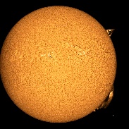 <font class="tempImageTitleThumbText">Large Prominence On SW Limb</font><br>Ron Cottrell<br>Nov 27 10:07pm<br>Oro Valley, Arizona