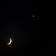 <font class="tempImageTitleThumbText">Venus And Crescent Moon</font><br>Salome Sandroshvili<br>Jul 20 10:33am<br>Village Rustavi, Aspindza, Geor