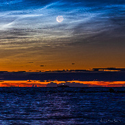 <font class="tempImageTitleThumbText">Noctilucent Clouds And Crescent Moon</font><br>Sebastian Sainio<br>Aug 23 10:31pm<br>Björköby, Finland
