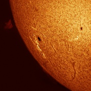 <font class="tempImageTitleThumbText">Solar Prominences And Sun Spots</font><br>Sergio Castillo<br>Nov 14 1:08am<br>Inglewood,CA