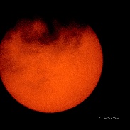 <font class="tempImageTitleThumbText">Transit Of Mercury And Clouds.</font><br>Stan Honda<br>May 9 1:33pm<br>Northfield, Minnesota, USA