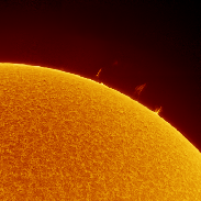 <font class="tempImageTitleThumbText">Solar Prominences</font><br>Stephen LaFlamme<br>May 15 1:03am<br>Southeastern Massachusetts, USA