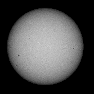 <font class="tempImageTitleThumbText">Sunspots And Prominent Faculae</font><br>Steve Wainwright<br>Feb 27 10:38am<br>Pontarddulais S.Wales UK