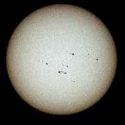 <font class="tempImageTitleThumbText">A Prominent Set Of Sunspots</font><br>Steve Wainwright<br>Apr 16 1:35pm<br>Pontarddulais, S.Wales UK
