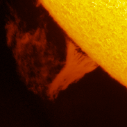 <font class="tempImageTitleThumbText">Large Solar Prominence</font><br>Stuart Green<br>Feb 6 6:39pm<br>Preston, Lancashire, UK
