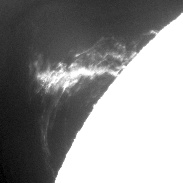 <font class="tempImageTitleThumbText">Active And Large Prominence! 1 Raw  Image</font><br>Sylvain Weiller<br>May 23 12:42pm<br>Jerusalem, Israel