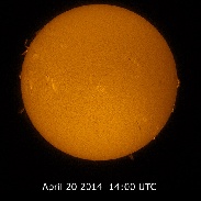 <font class="tempImageTitleThumbText">Swan Shaped Prominence - Apr. 20</font><br>Ted Adachi<br>Apr 20 3:22pm<br>Montreal, Quebec, Canada