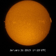 <font class="tempImageTitleThumbText">Large Prominence - Jan. 31</font><br>Ted Adachi<br>Jan 31 4:08pm<br>Montreal, Quebec, Canada