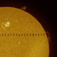 <font class="tempImageTitleThumbText">The ISS Transits A Prominence</font><br>Thierry Legault<br>Sep 1 5:15pm<br>Area of Paris, France